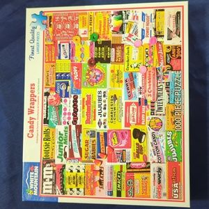 White Mountain Puzzle Candy Wrappers 1000 piece